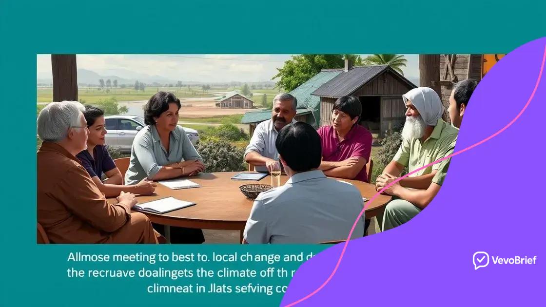 Implications for local communities