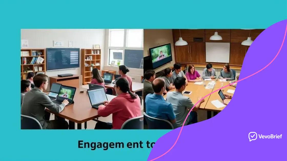 Comparing engagement levels