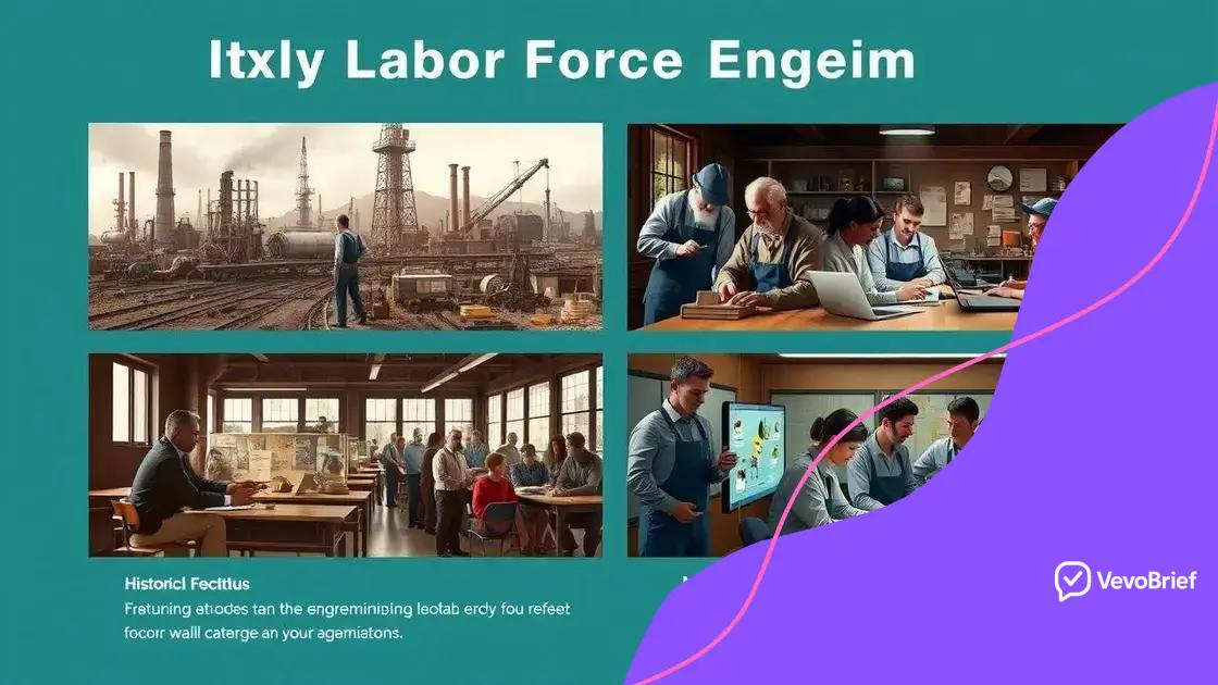 Historical trends in labor force engagement