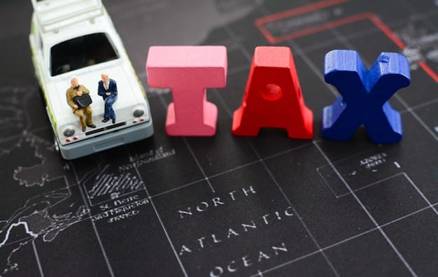 A graph comparing the US corporate tax rate to the average corporate tax rates of other OECD countries before and after the TCJA.