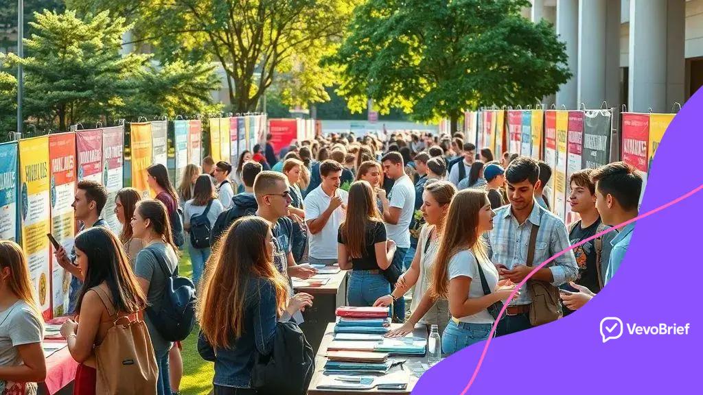 Utilizing campus events for networking
