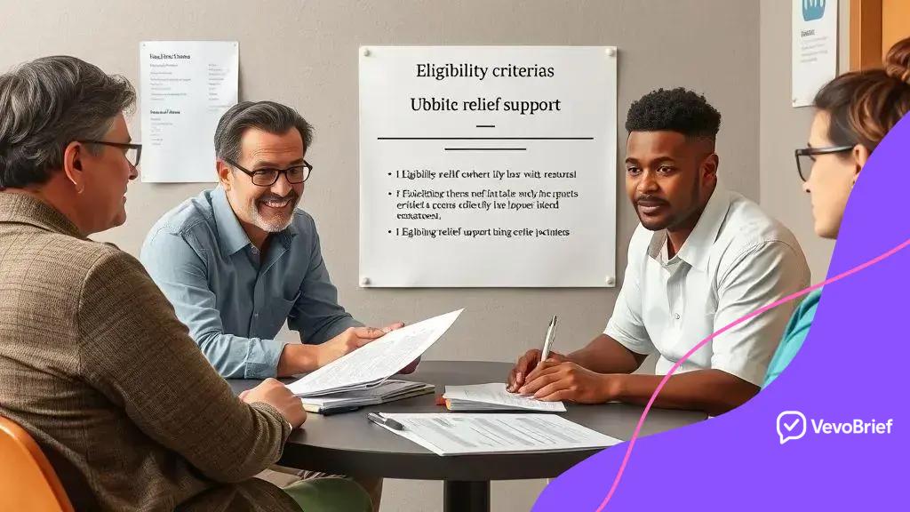 Eligibility criteria for support